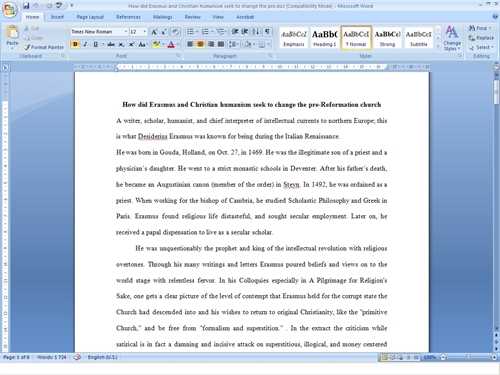 Best english essays